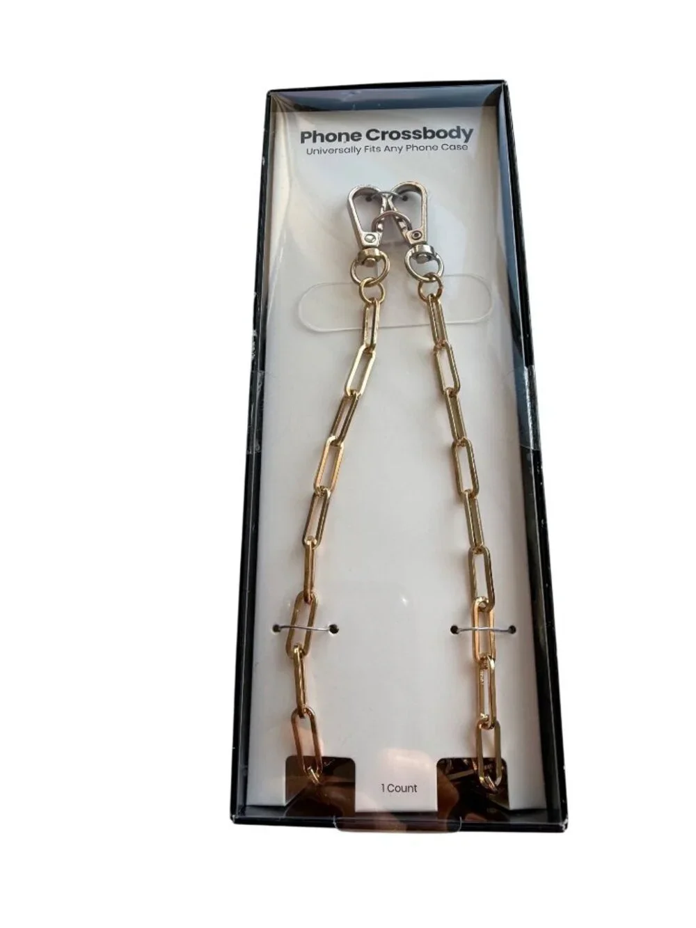 Phone Crossbody Strap Universal Case Lanyard Necklace Attachment Gold Chain NEW